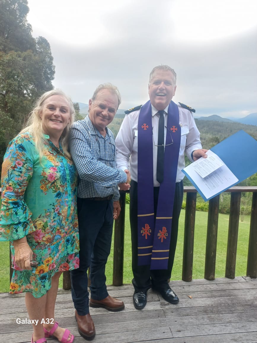 Wedding ceremony by Dr. Gerrit Rademeyer in Mokopane