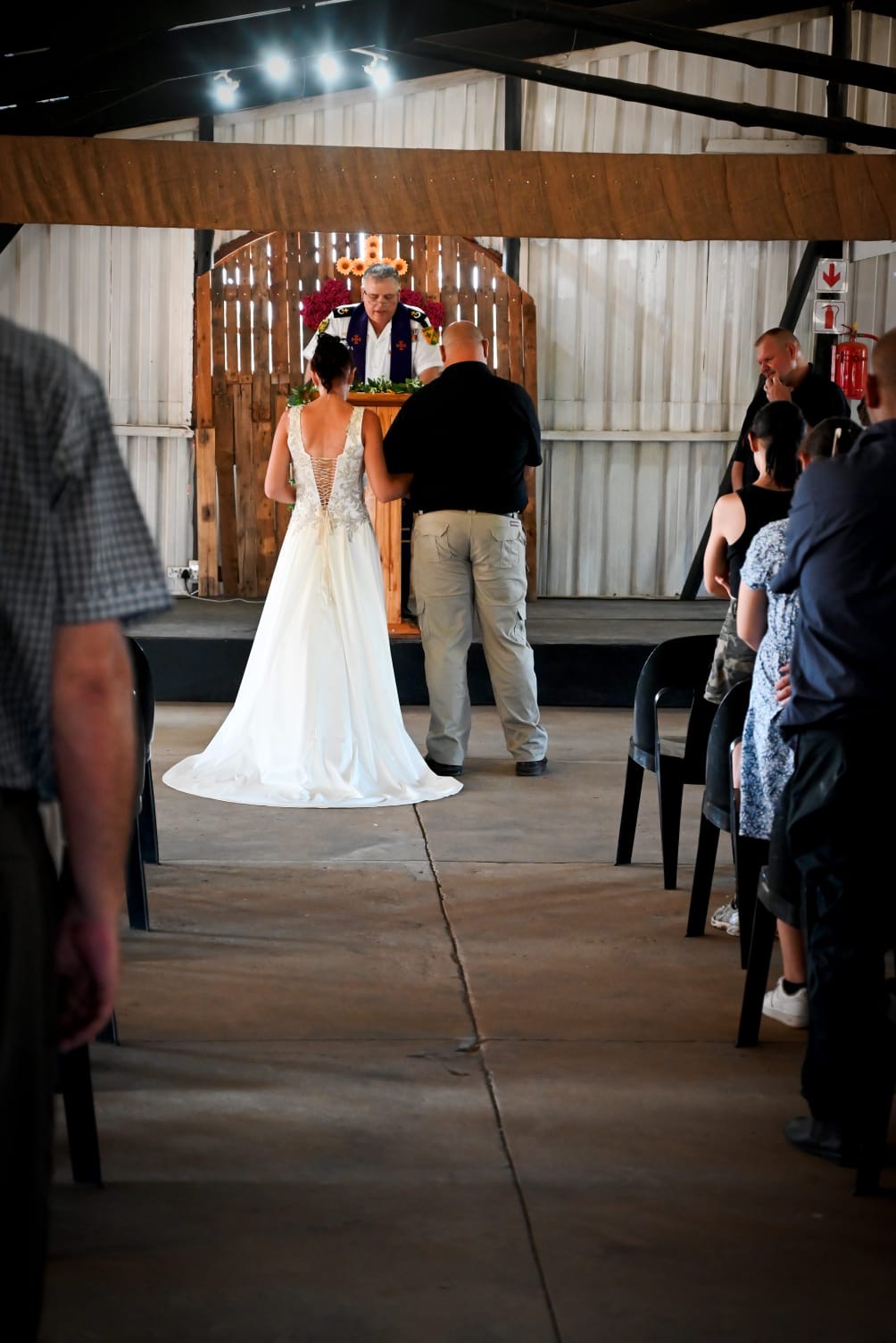 Wedding ceremony by Dr. Gerrit Rademeyer in Mokopane